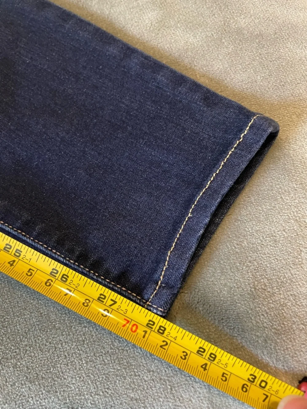 L'AGENCE Dark Blue High-Rise Skinny Jeans - Picture 8 of 9